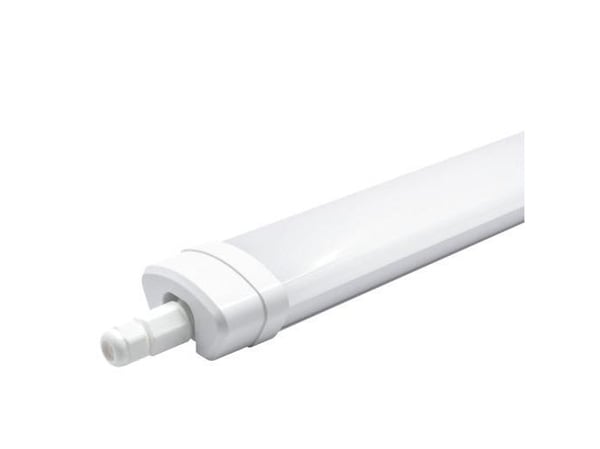 Top Public LED-armatur TOPE NOLA, IP65, 4000 K, 6000 lm, 60 W, hvit, 120 x 8,2 x 4,8 cm