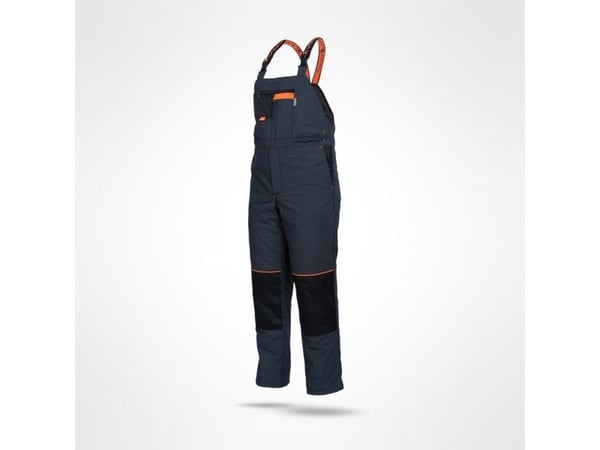 Arbetsbyxor kort/halvoveralls Sara Workwear, blå, storlek M