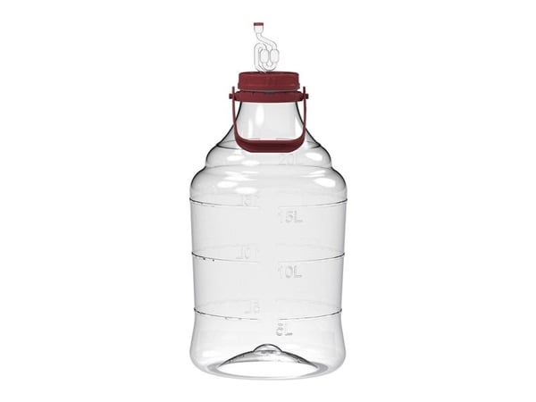 UNBREAKABLE DEMIJOHN 20L handtag/luftsluss