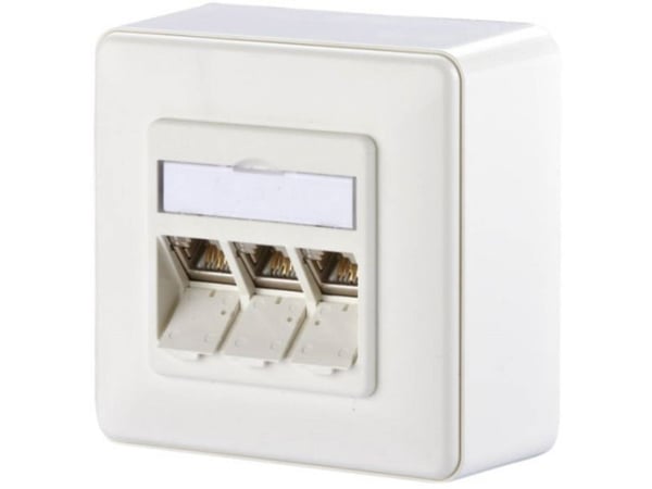 BTR NETCOM 1309130002-E, RJ-45, Valkoinen