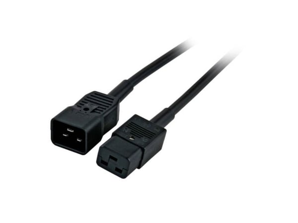 Verkkokaapeli 230V IEC-C19(pistorasia)/ IEC-C20(pistoke), 5m,
