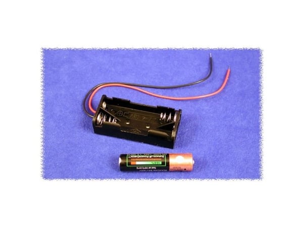 MPD BH2AAAW Paristokotelo 2x R03 (AAA) Kaapeli (L x S x K) 51 x 25 x 13 mm