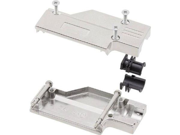 encitech DCMR25-FK-K 6560-0501-03 D-SUB-kabinet Poltal: 25 Helmetal 180 ° Sølv 1 stk