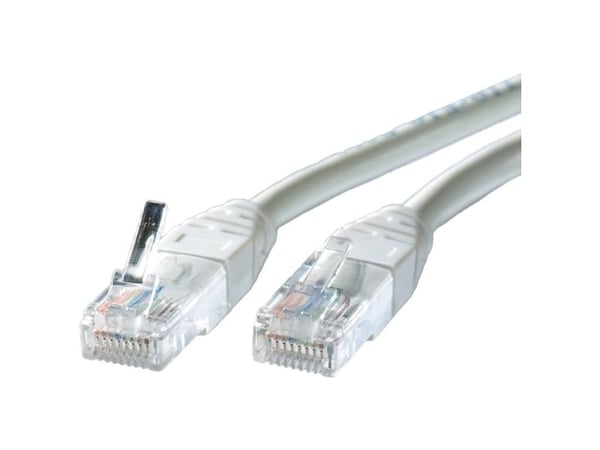Roline - Patch-kaapeli - RJ-45 (uros) - RJ-45 (uros) - 15 m - UTP - CAT 5e - harmaa