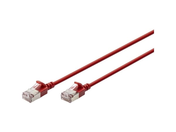 Digitus DK-1632-A-030S-R, 3 m, Cat6a, F/FTP (FFTP), RJ-45, RJ-45, Röd