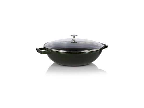 Staub 1312923, Rund, Wok/Stir-Fry pan, Svart, Metall, 4,4 l, 300 mm