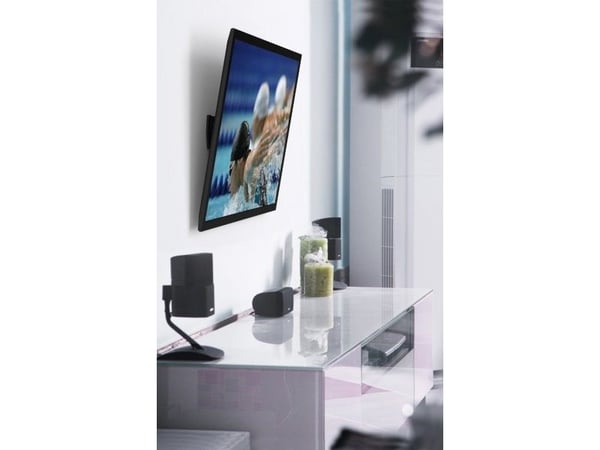 Reflecta PLANO Slim 60-6040T - Monteringssett (veggmontering) - for flatpanel - svart - skjermstørrelse: 32"-60" - veggmonterbar