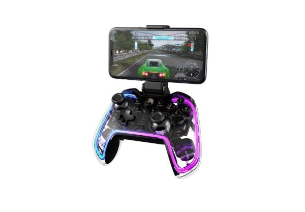 Havit 6939119064648, Spelplatta, Android, PC, PlayStation 4, Playstation 3, Xbox One, iOS, Trådlös, Bluetooth, 10 m, Transparent