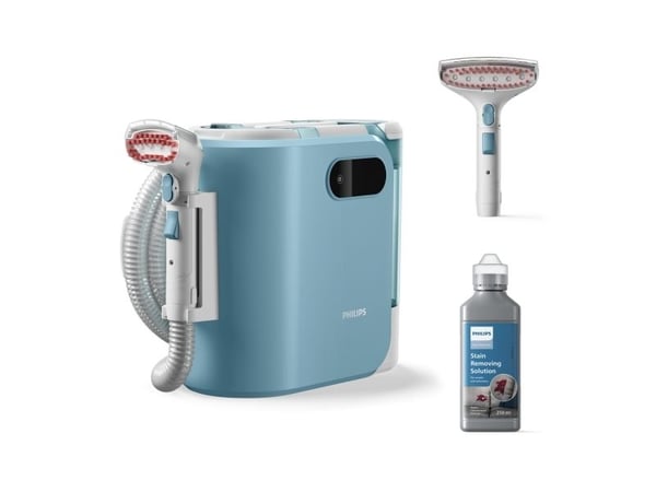 Philips 3000 Series XW3193 - Tepperenser - beholder - silkehvit/blå