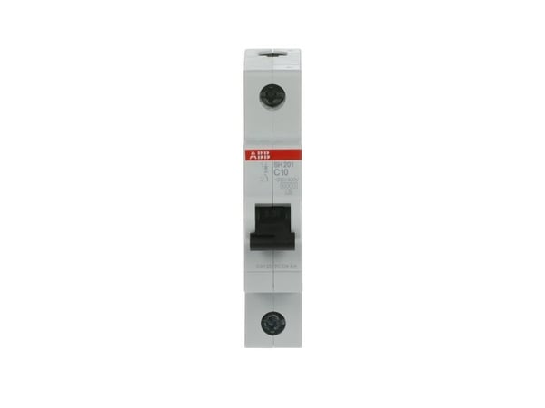 ABB SH201-C10, Pienoiskatkaisija, Tyyppi F, IP20, 12 - 253 V