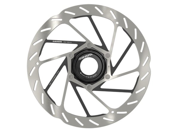 SRAM HS2 ROTOR, Sykkelrotor, Sort, Stål