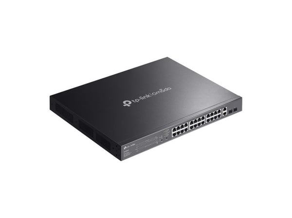 TP-Link Omada ES228GMP, Håndtert, L2, Gigabit Ethernet (10/100/1000), Strøm over Ethernet (PoE), Rack-montering