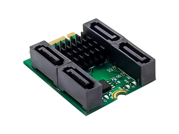 InLine-liitäntäkortti M.2 Key B+M 4x SATA-liitäntään RAID HyperDuo (76660U)