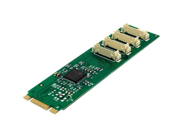 InLine 76660W, M.2, Seriell, Hankjønn, PCIe 3.0, 9-pin, Taiwan