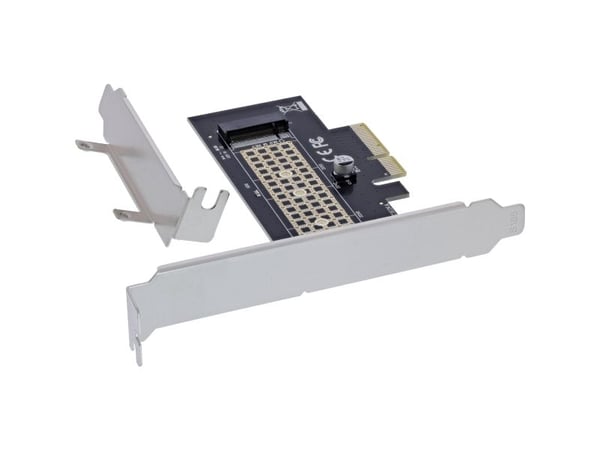 InLine 76660V, PCIe, M.2, Hankjønn, PCIe 3.0, Taiwan, 4 Gbit/s