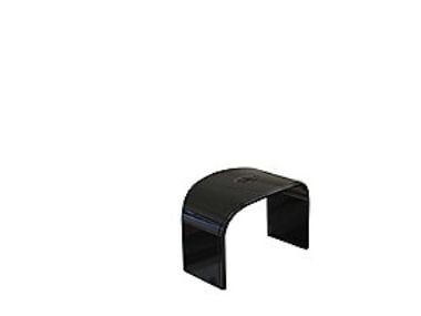T75-S samlekappe - 78x58 mm, Sort RAL 9005