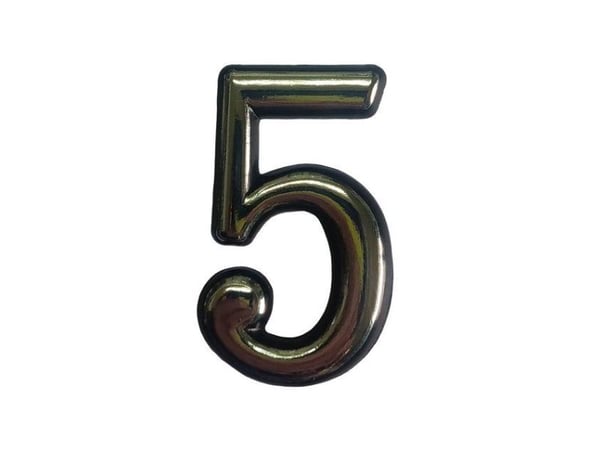 Okko Door Number Cr 5 Plastm Okko Door Number Cr 5 Plastm
