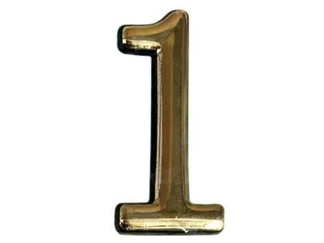 Okko Door Number Gold 1 Plastm Okko Door Number Gold 1 Plastm