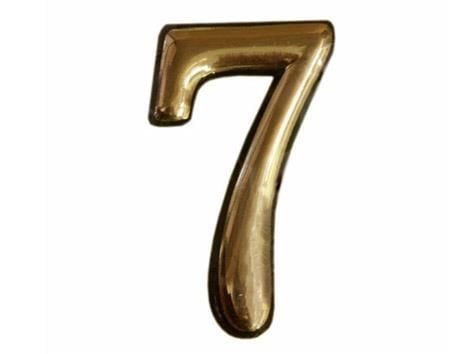 Okko Door Number Gold 7 Plastm Okko Door Number Gold 7 Plastm