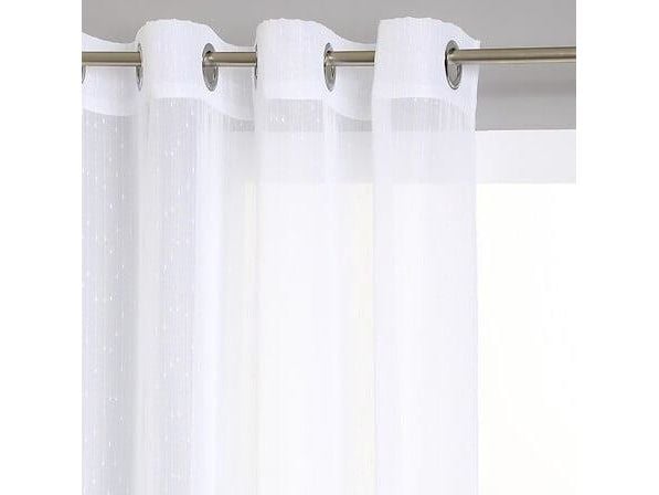 Atmosphera ferdigsydd gardin med ringfester 140 x 240 cm hvit