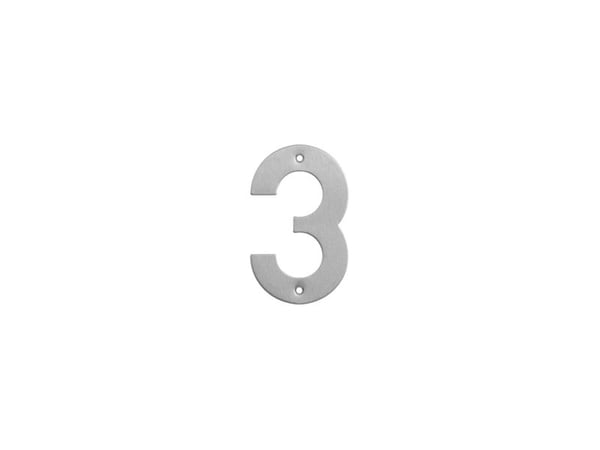 HOUSE NUMBER STAINLESS STEEL SS-3 145MM