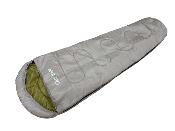 Sovsäck Outliner grön/grå 230 cm