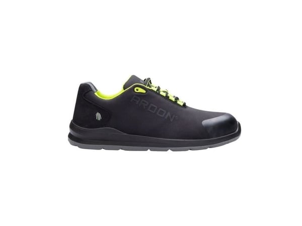 Ardon SOFTEX S1P G33 lette vernesko 45 - svart/gul G3352