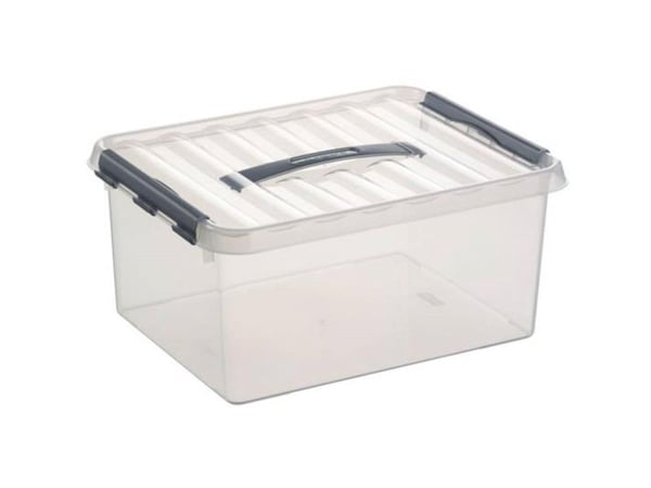 BRB Lagertechnik 527602 stablebeholder (L x B x H) 400 x 300 x 140 mm Transparent 3 stk