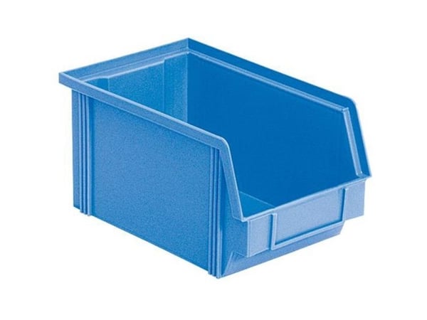 BRB Lagertechnik 974245 oppbevaringskasser næringsmiddelegnet (B x H x T) 145 x 125 x 230 mm blå 27 stk