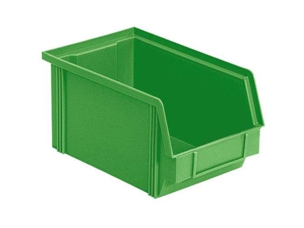BRB Lagertechnik 974416 Oppbevaringskasser matvaregodkjent (B x H x D) 145 x 125 x 230 mm Grønn 27 stk