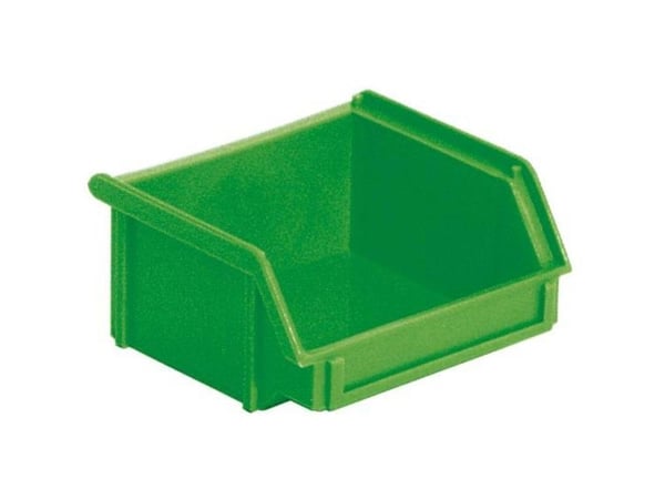 BRB Lagertechnik 974369 Oppbevaringskasser for næringsmidler (B x H x D) 100 x 50 x 95 mm Grønn 50 stk