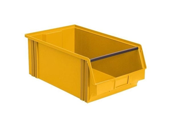 BRB Lagertechnik 974358 Säilytyslaatikot Elintarvikelaatikko (L x K x S) 300 x 200 x 510 mm Keltainen 6 kpl