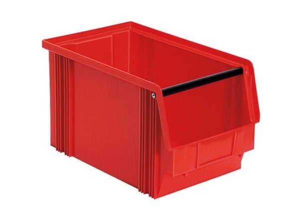 BRB Lagertechnik 974198 oppbevaringskasser for næringsmidler (B x H x D) 200 x 200 x 350 mm rød 8 stk
