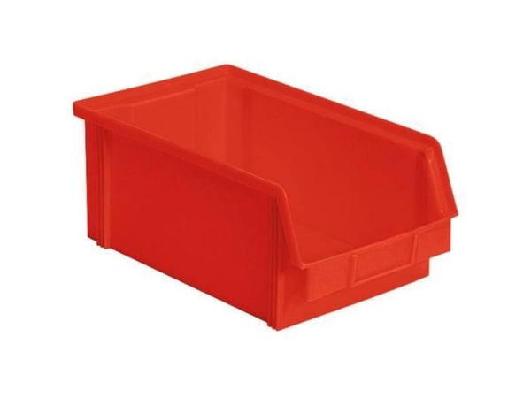 BRB Lagertechnik 974187 oppbevaringskasser for næringsmidler (B x H x D) 200 x 145 x 350 mm Rød 12 stk