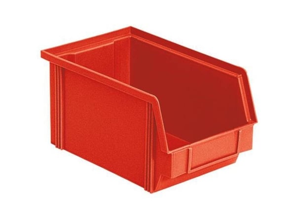 BRB Lagertechnik 974176 oppbevaringskasser for næringsmidler (B x H x D) 145 x 125 x 230 mm rød 27 stk