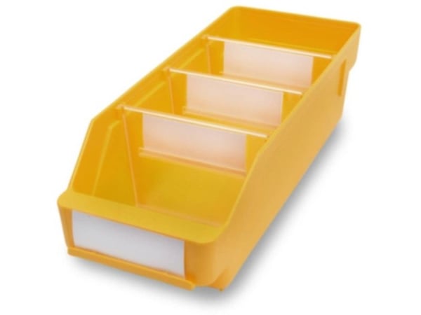 Stemo 689486 ESD hylle-kasser for næringsmidler (L x B x H) 120 x 120 x 95 mm gul 30 stk