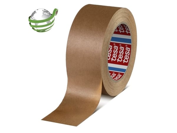 TESA 713 Papier Standard, ruskea, suljin, pakkaus, paperi, 50 m, 75 mm, 0.125 mm
