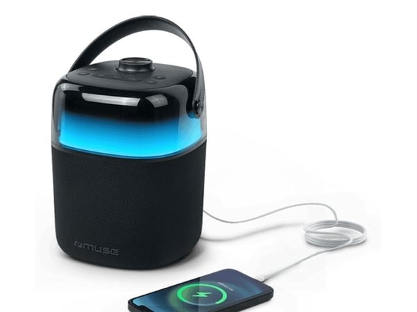 Muse M-530 KA, 30 W, Rotasjon, Trådløs, 10 m, 3,5 mm, Batteri