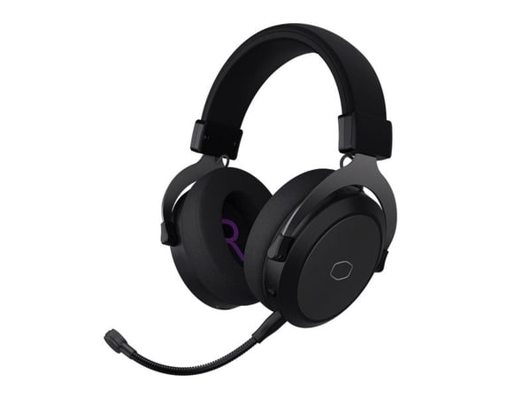Cooler Master CH351 - Hodesett - full størrelse - Bluetooth / 2,4 GHz radiofrekvens - trådløs, kablet - 3,5 mm jakk - romsvart