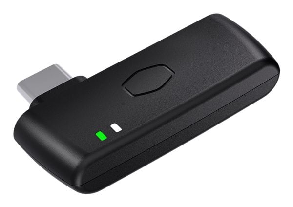 Cooler Master CH351 - Hodesett - full størrelse - Bluetooth / 2,4 GHz radiofrekvens - trådløs, kablet - 3,5 mm jakk - romsvart