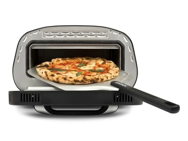 G3 Ferrari G10186, 1 pizza(er), Sort, Sølv, Rustfritt stål, 430 °C, Stein, 1700 W