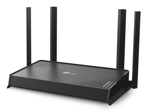 TP-Link Archer BE220, Wi-Fi 7 (802.11be), Dobbelbånd (2.4 GHz / 5 GHz), Ethernet/bredbåndsforbindelse, Svart, Frittstående router