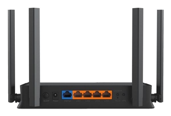 TP-Link Archer BE220, Wi-Fi 7 (802.11be), Dobbelbånd (2.4 GHz / 5 GHz), Ethernet/bredbåndsforbindelse, Svart, Frittstående router