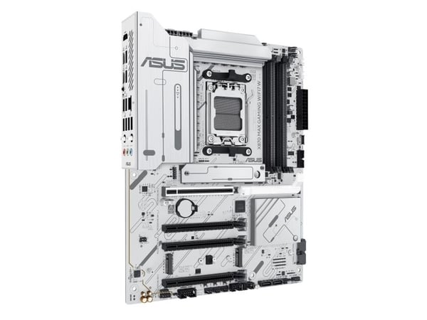 ASUS X870 MAX GAMING WIFI7 W - Hovedkort - ATX - Socket AM5 - AMD X870 Chipset - USB4, USB-C 3.2 Gen 2x2, USB 3.2 Gen 2, USB 3.2 Gen 1 - Wi-Fi 7, 2...