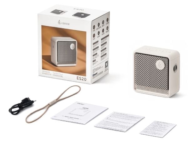 Edifier ES20, Neodymium, 4,3 cm, 6 W, 93 - 19000 hz, 85 dB, Trådlös