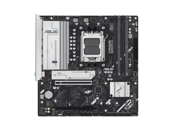 ASUS PRIME B850M-A-CSM - Hovedkort - micro ATX - Socket AM5 - AMD B850 Chipset - USB 3.2 Gen 2, USB 3.2 Gen 1, USB-C 3.2 Gen 1 - 2.5 Gigabit LAN - ...