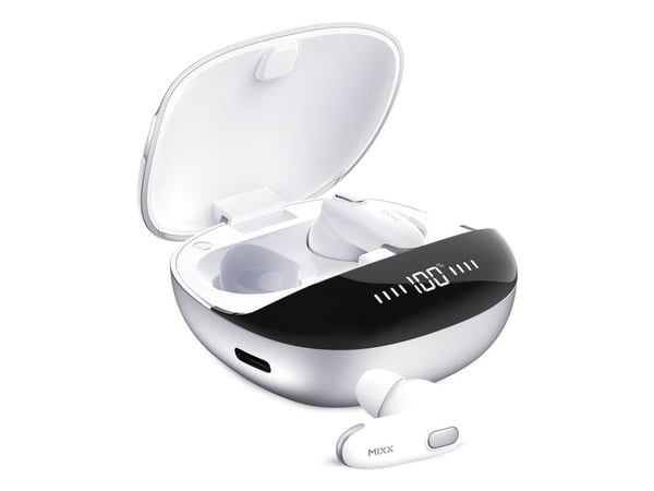 Radiopaq Mixx StreamBuds Mini Charge 2, True Wireless Stereo (TWS), Samtal/musik, Headset, Vit