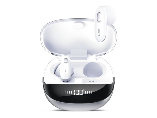Radiopaq Mixx StreamBuds Hybrid Charge 2, True Wireless Stereo (TWS), Samtal/musik, Headset, Vit