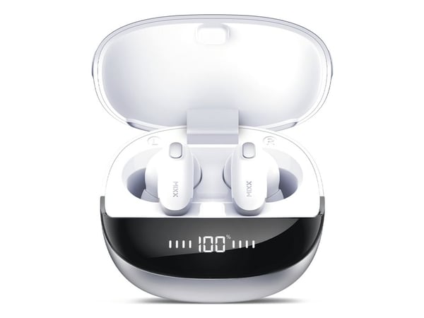 Radiopaq Mixx StreamBuds Hybrid Charge 2, True Wireless Stereo (TWS), Samtal/musik, Headset, Vit