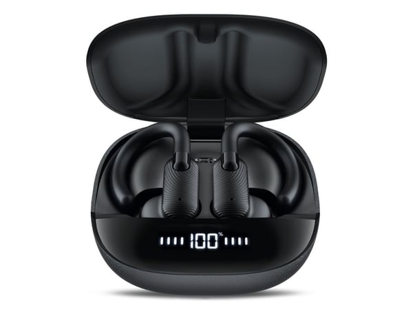 Radiopaq Mixx StreamBuds Sports Charge 2, True Wireless Stereo (TWS), Samtal/musik/sport/vardag, Headset, Svart